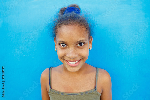 nice and smiling cuban girl, havana photo