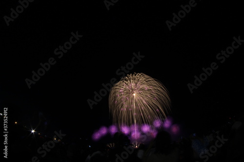 36inch shells fireworks in Niigata photo