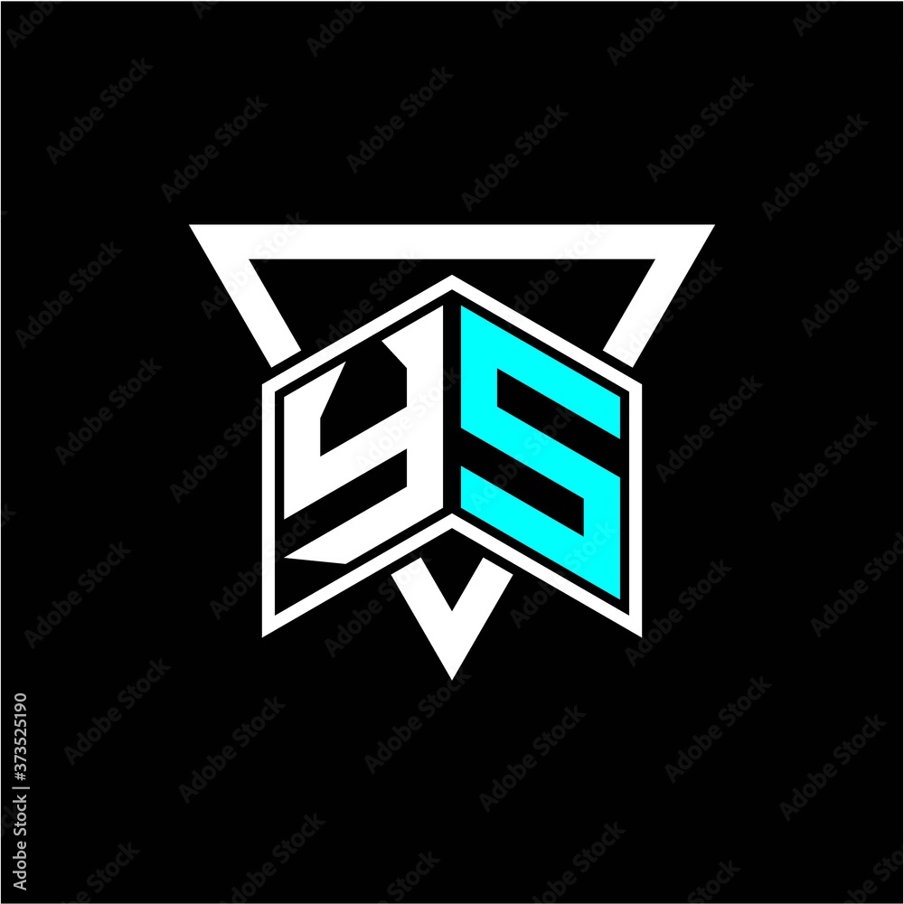The letter Y S monogram is perfect for game initials, greeting cards, logos, posters and more The letter Y S monogram is perfect for game initials, greeting cards, logos, posters and more