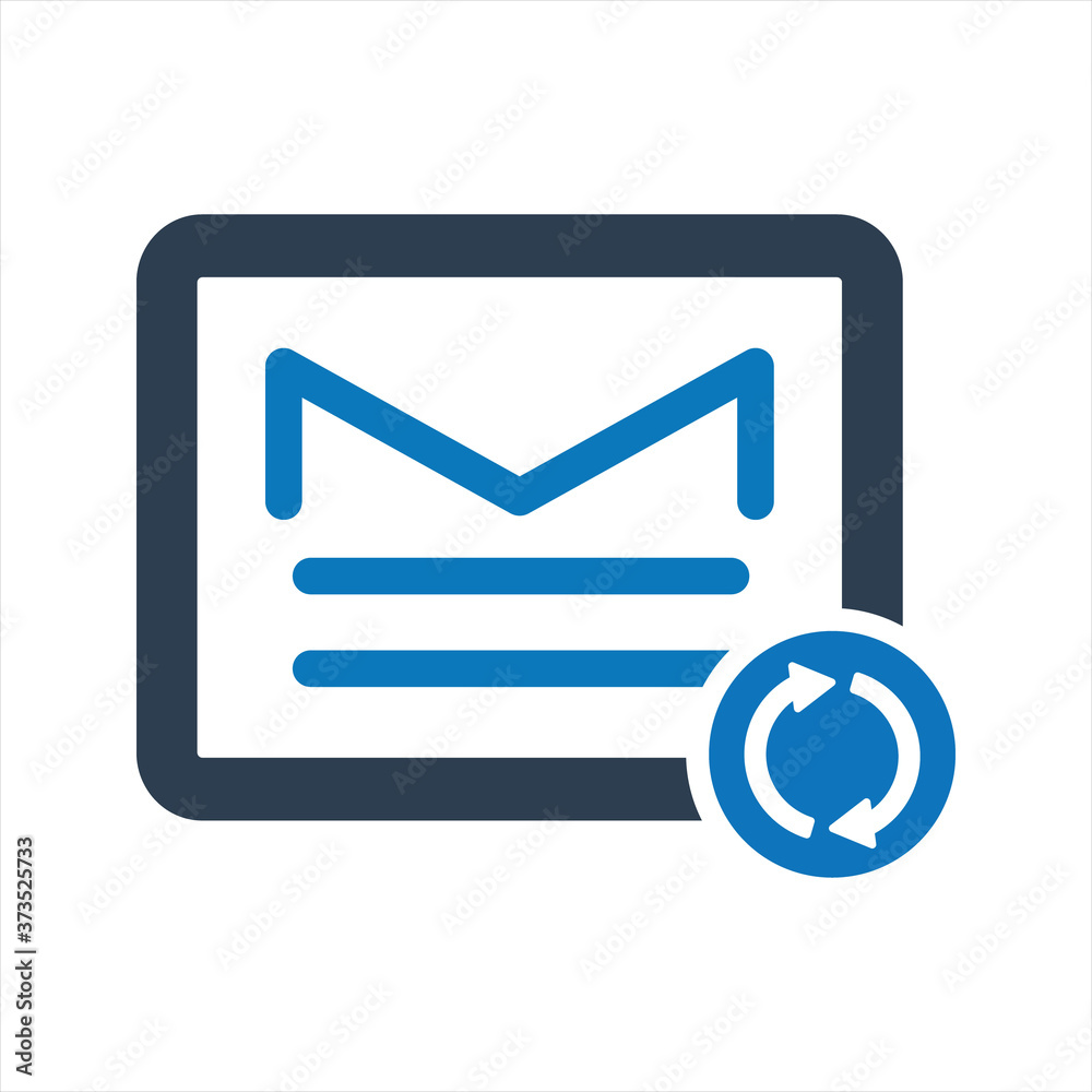Email refresh icon. Email reload icon Email refresh icon. Email reload icon