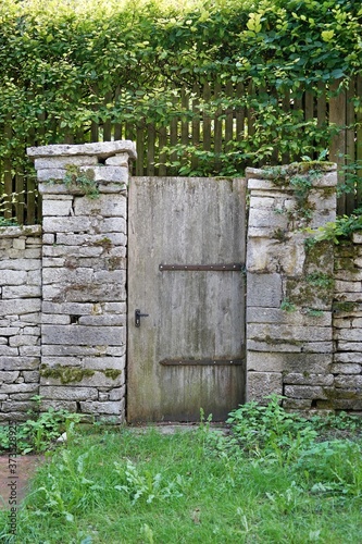 Pappenheim - Tür in einer alten Mauer