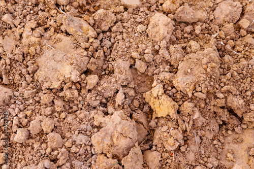 Tropical laterite soil background.