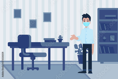 Man in the room