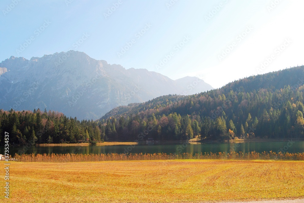 Herbst am Lautersee, Oberbayern