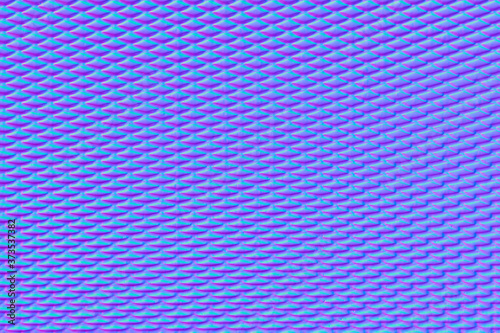 Protective metal grid background in normal map