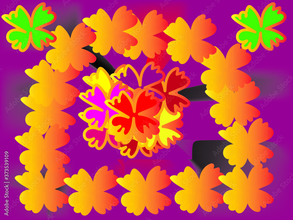 abstract flower background