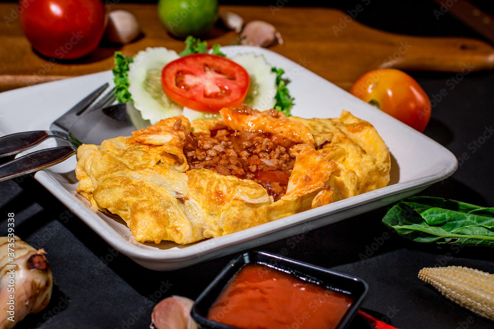 thai Stuffed omelet thai Stuffed omelet