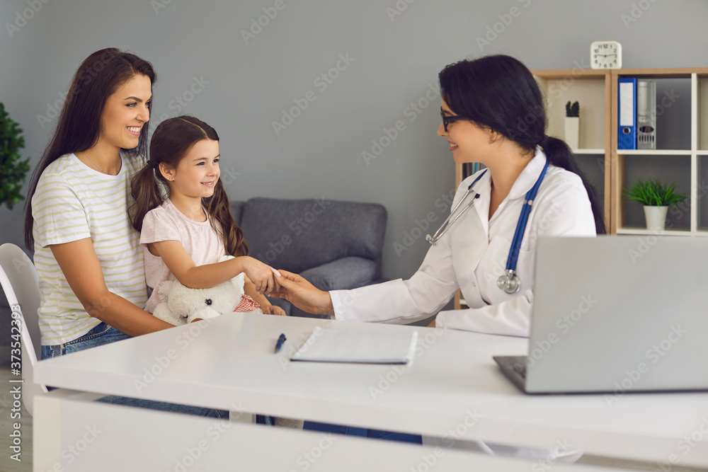Fototapeta premium Family doctor.Pediatrics. Medicine. Clinic. Health insurance. Health care