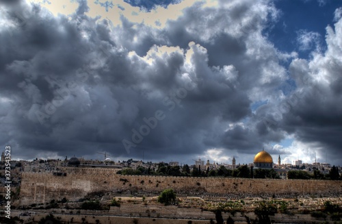 Foto Jerusalem temple mount panorama