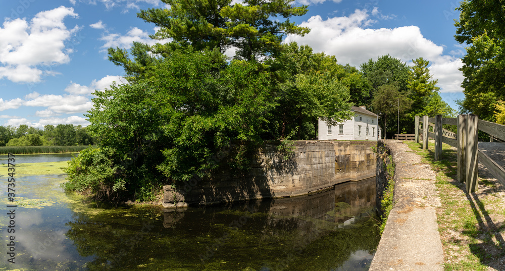 Lock 6 on the I&M canal.  Channahon State Park, Illinois.