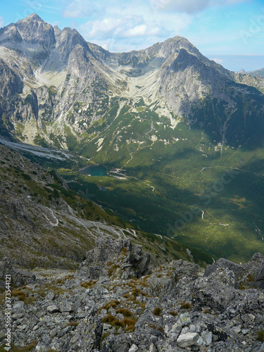 Beautiful view of mountain in National Park High Tatra. northern Slovakia, Europe. 