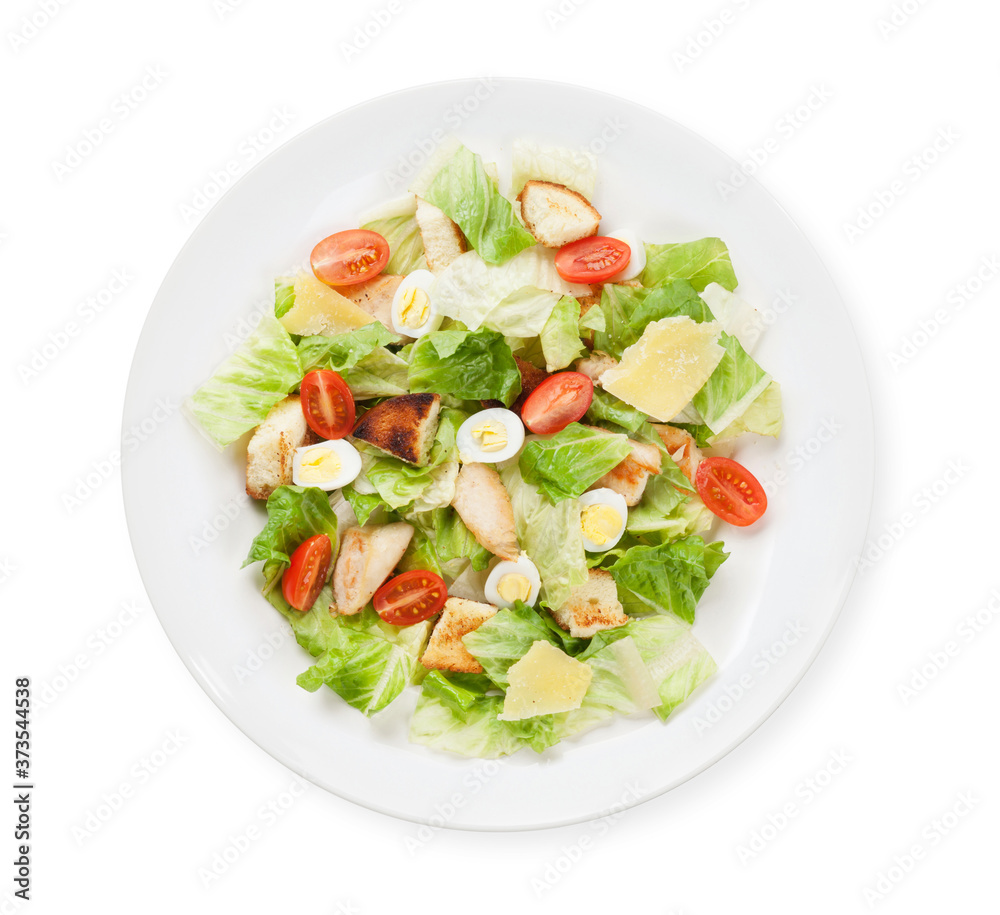 Caesar salad with chicken