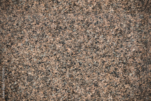 Granite Texture, Red Base with Black and Gray Spots. Stone Background For Design