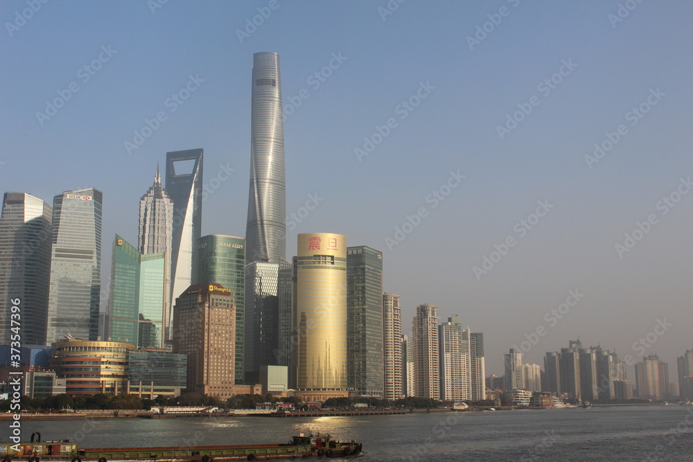 Naklejka premium SHANGHAI BUILDINGS