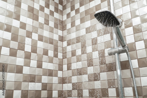 Shower with Water On