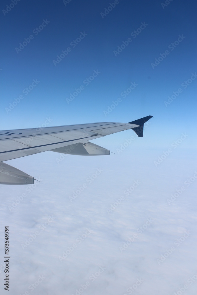 Obraz premium wing of airplane