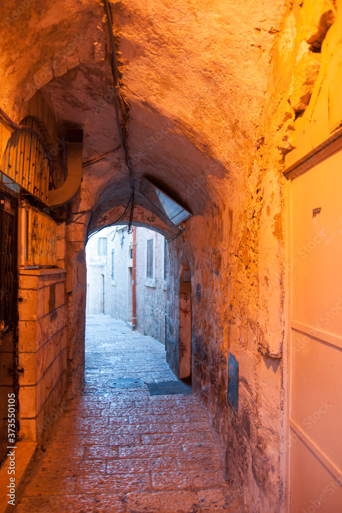 Old jerusalem streets