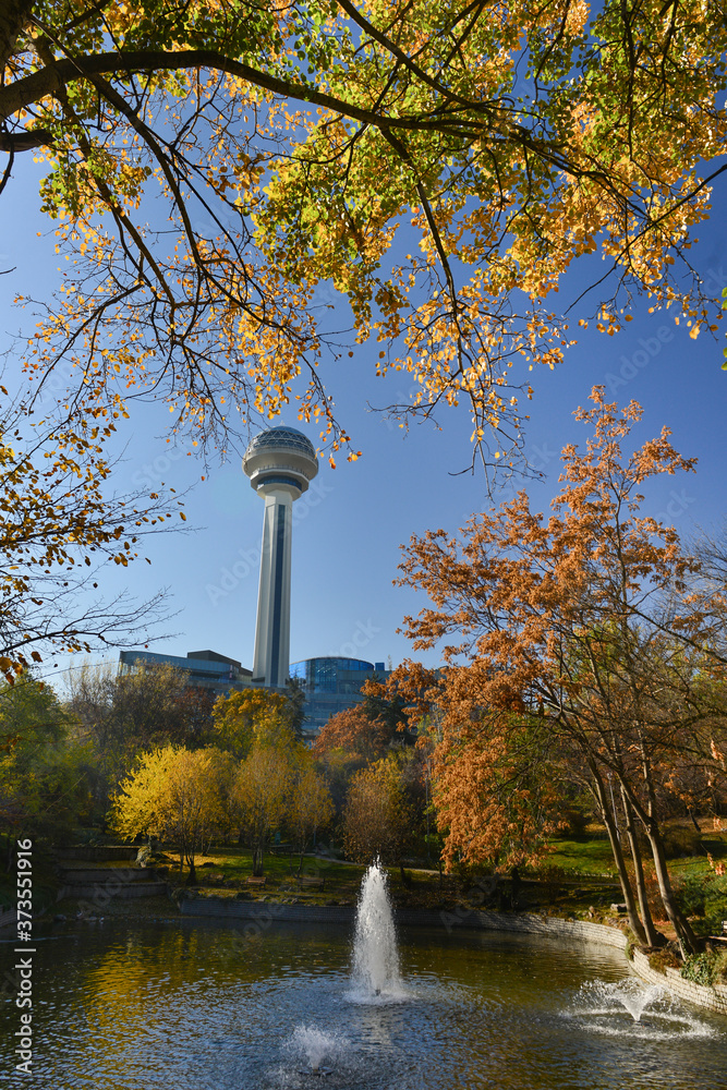 Autumn in Ankara - Botanic Park in autumn foliage - Ankara, Turkey Autumn in Ankara - Botanic Park in autumn foliage - Ankara, Turkey