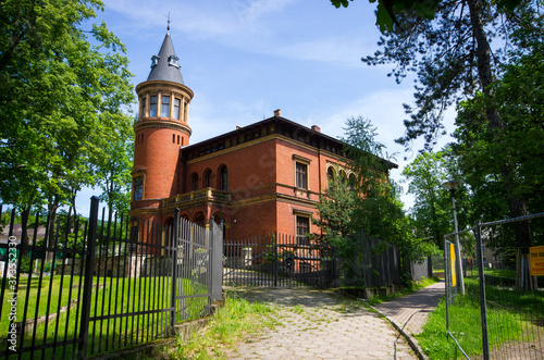 Old building in Gluszyca, Poland photo