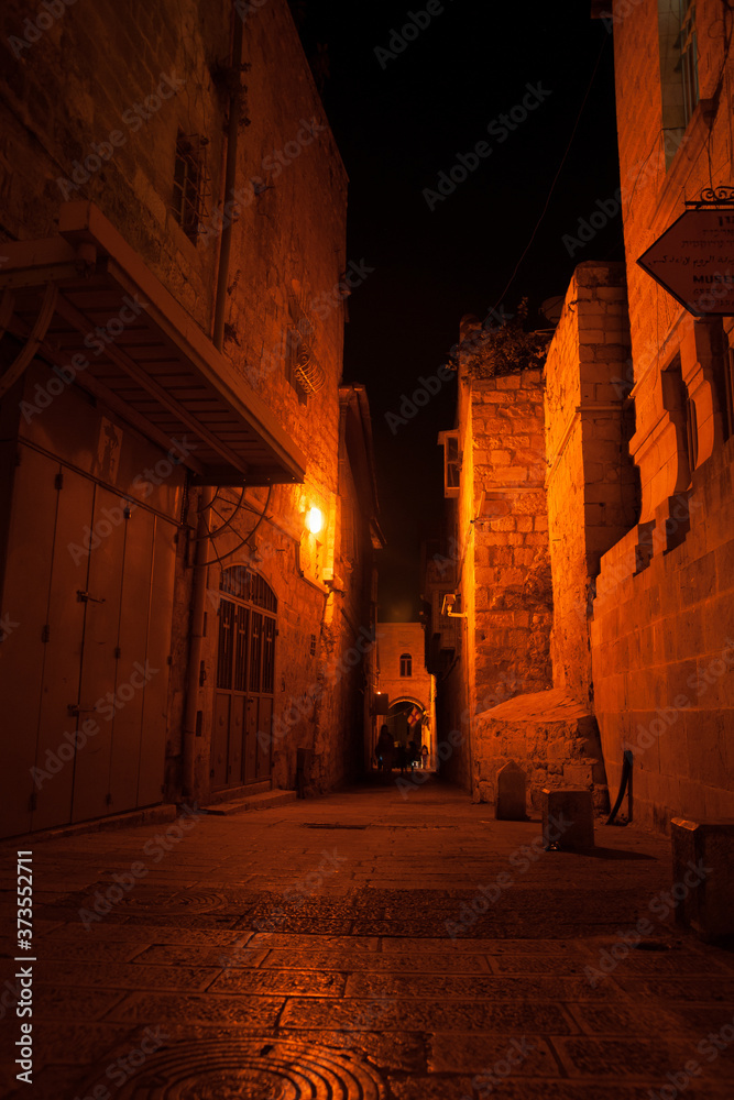 Old jerusalem streets