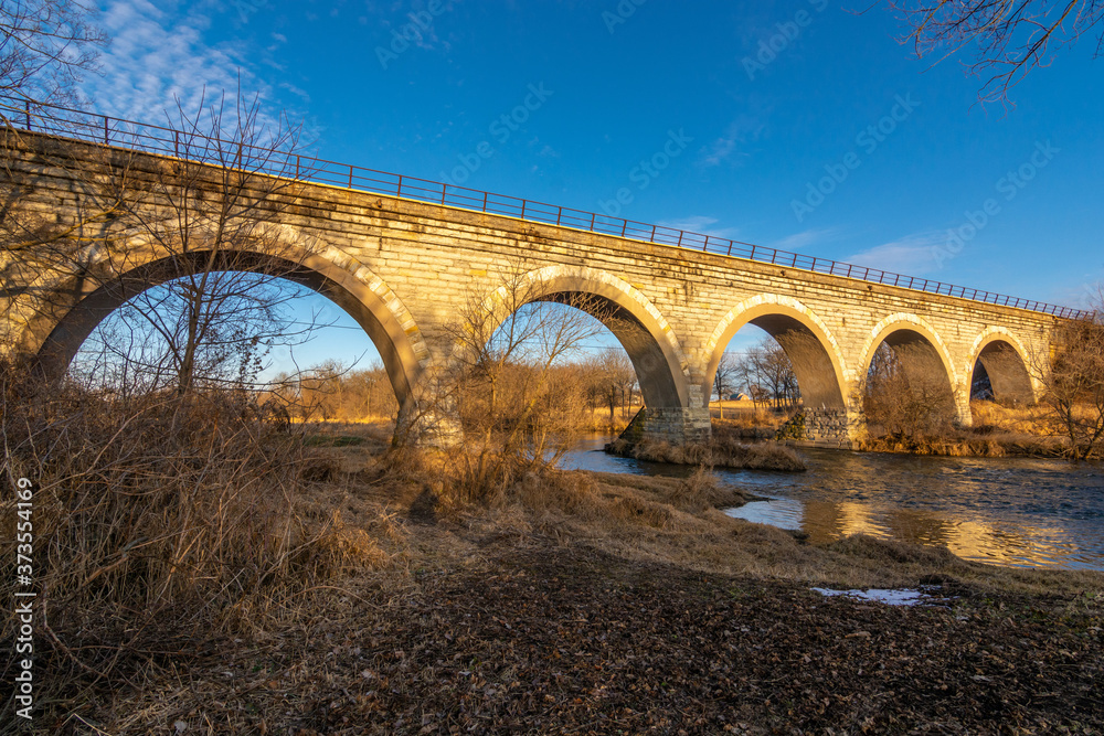 Fototapeta premium Historic Five Arch Bridge