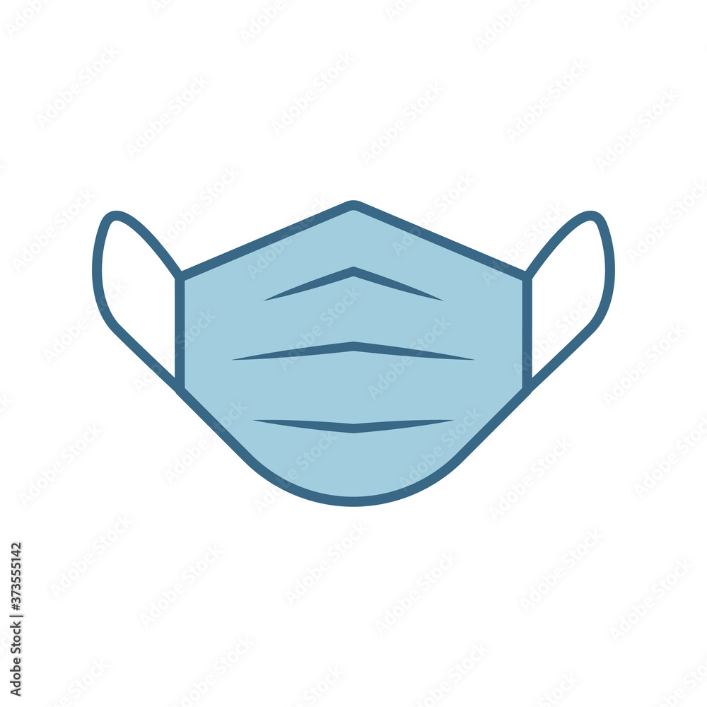 Protective Mask Icon. Mouth Guard Vector Graphic. Medical breathing protection. Protective Mask Icon. Mouth Guard Vector Graphic. Medical breathing protection.