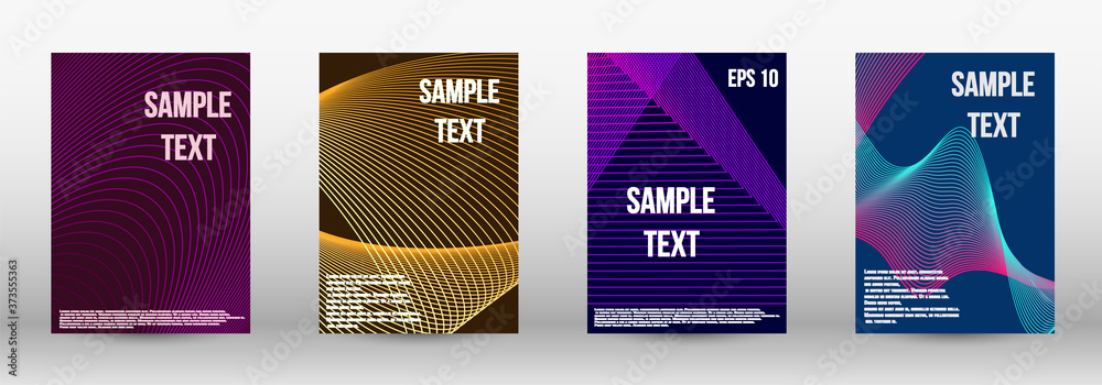 Geometric template with lines Geometric template with lines