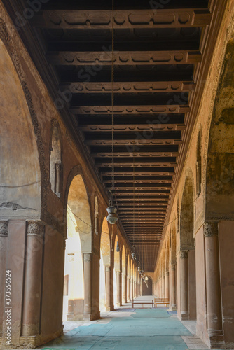 Ibn Tulun Mosque in Cairo, Egypt 