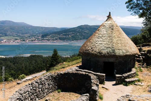 Ancient Celtic house located in the village of A Guarda, in Galicia