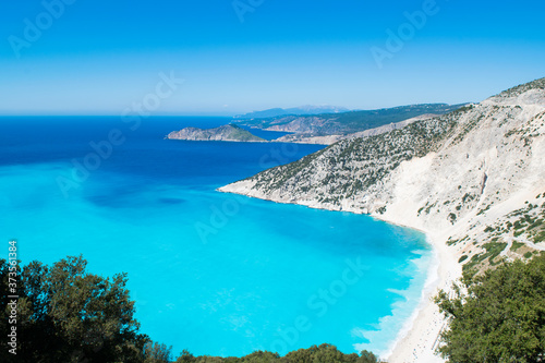 Myrtos beach - Kefalonia, Grecja, plaża