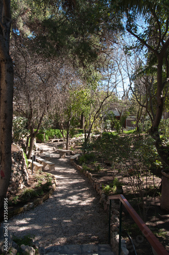 Tomb garden in jerusalem