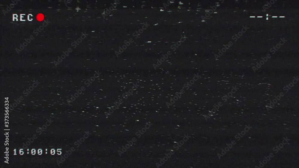 Video Cassette recording. CCTV VHS grainy 4K texture. Analog noise