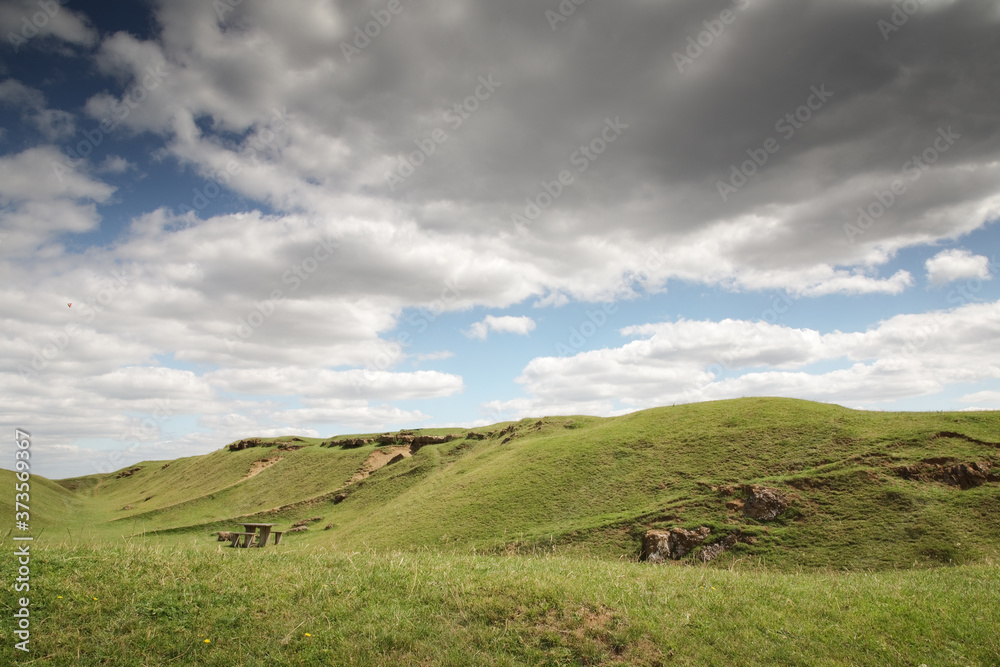 Impressive views across the countryside