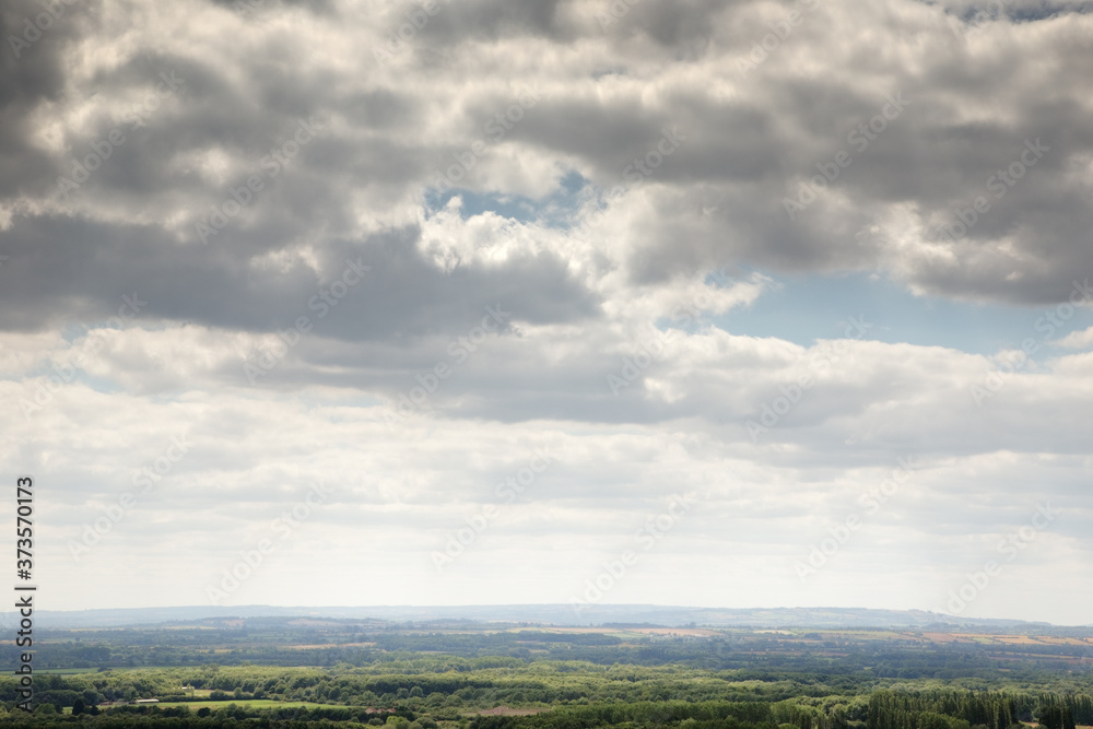 Impressive views across the countryside