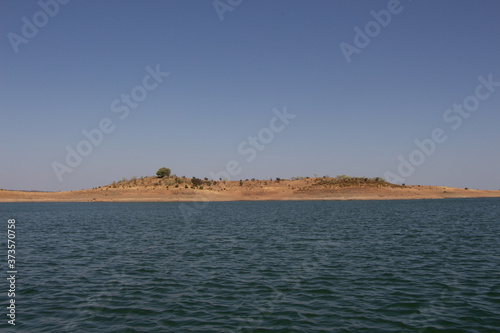 alqueva river view from a boat photo