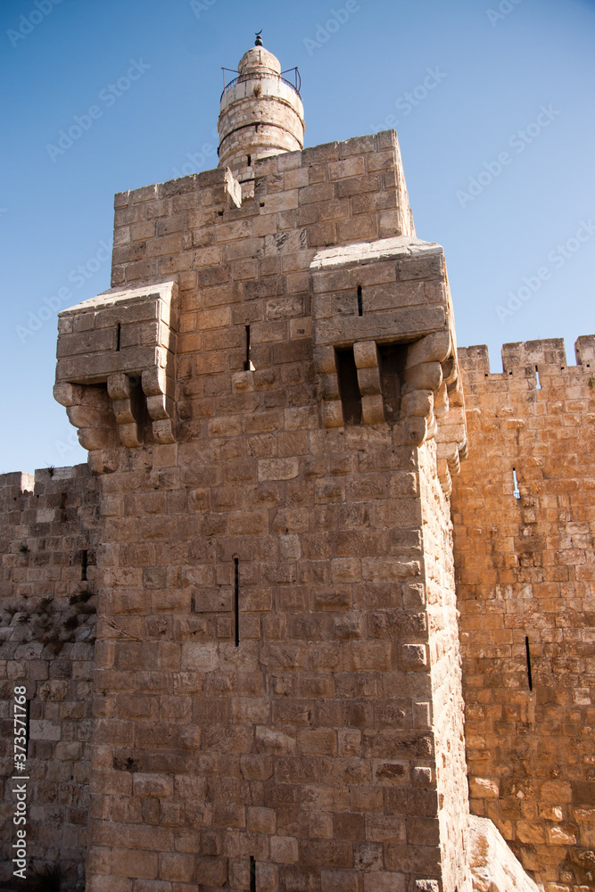 Old walls walk in Jerusalem