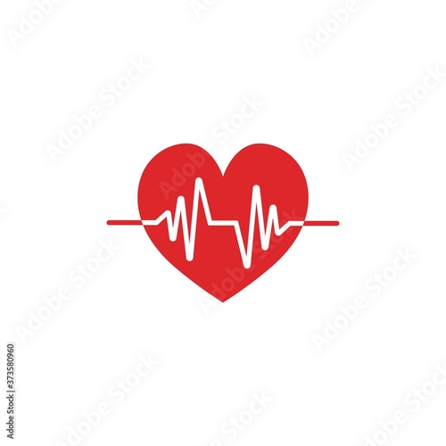 Art design health medical heartbeat pulse
