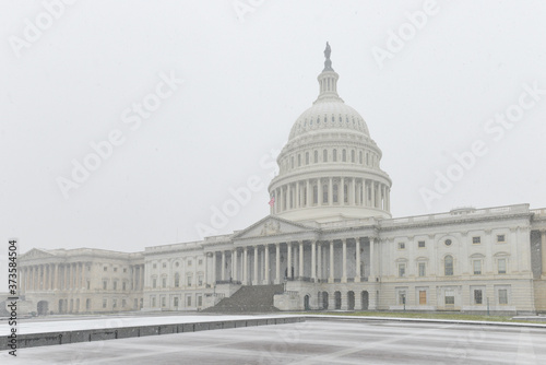 United States Capitol Building in a breeze - Washington D.C. United States of America