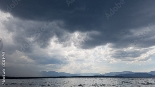 Cloudy Lake Tahoe