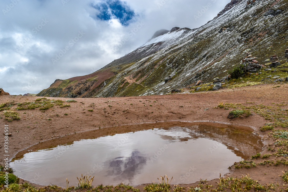 Palccoyo rainbow mountain (Montaña de Colores Palccoyo), Cusco