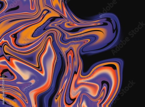 purple orange psychedelic swirl trippy artwork abstract acrylic background