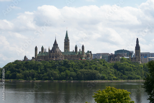 Canada's Parliament Buildings on a summers day