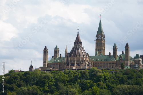 Canada's Parliament Buildings on a summers day