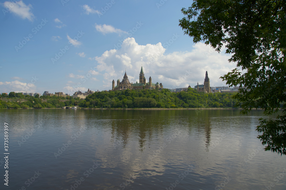 Canada's Parliament Buildings on a summers day