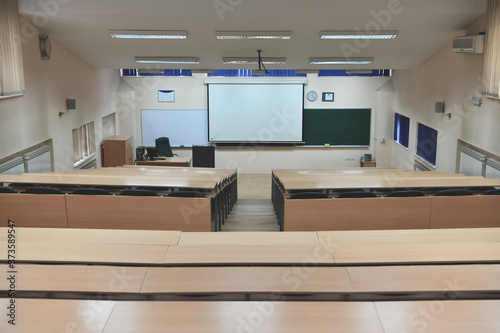 empty classroom