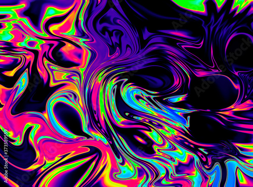iridescent psychedelic swirl trippy artwork abstract acrylic background