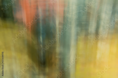 Colored imaged of lines and shapes with intentional blur.