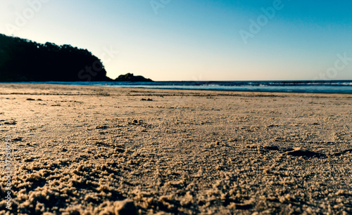 sunset on the beach