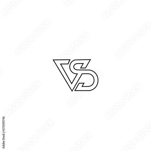 Free Download VS V S logo design template elements - GFXLoad