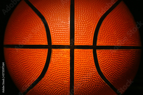 Ball for playing basketball, closeup view © Pixel-Shot